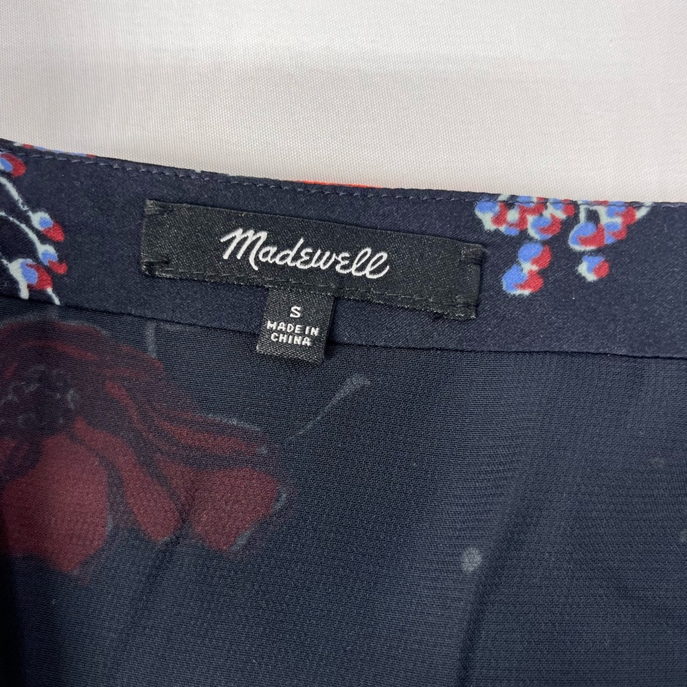 Madewell Cami Wrap Dress in Windblown‎ Poppies - Picture 6 of 8